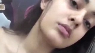 Pakistani sex slave spitting on boobs fetish selfie video